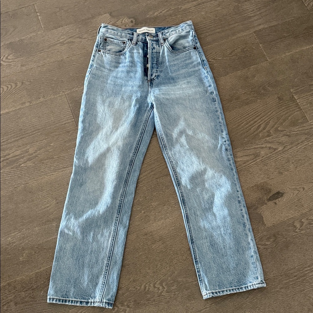 Aritzia denim forum Joni high rise size 24